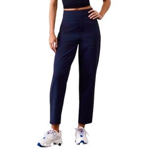 Athleta Endless High Rise Pant in Navy Blue